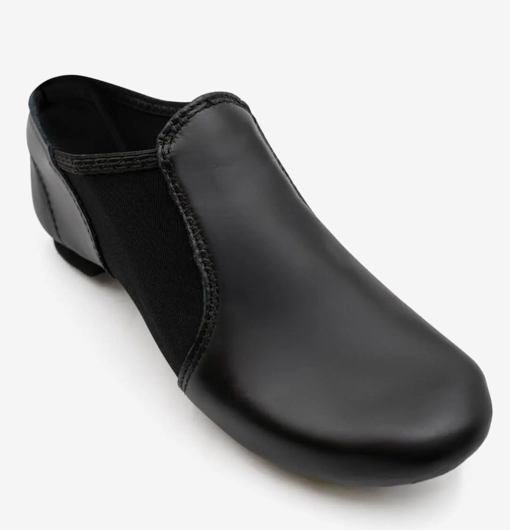 Capezio E-SERIES JAZZ SLIP ON (Caramel and Black)