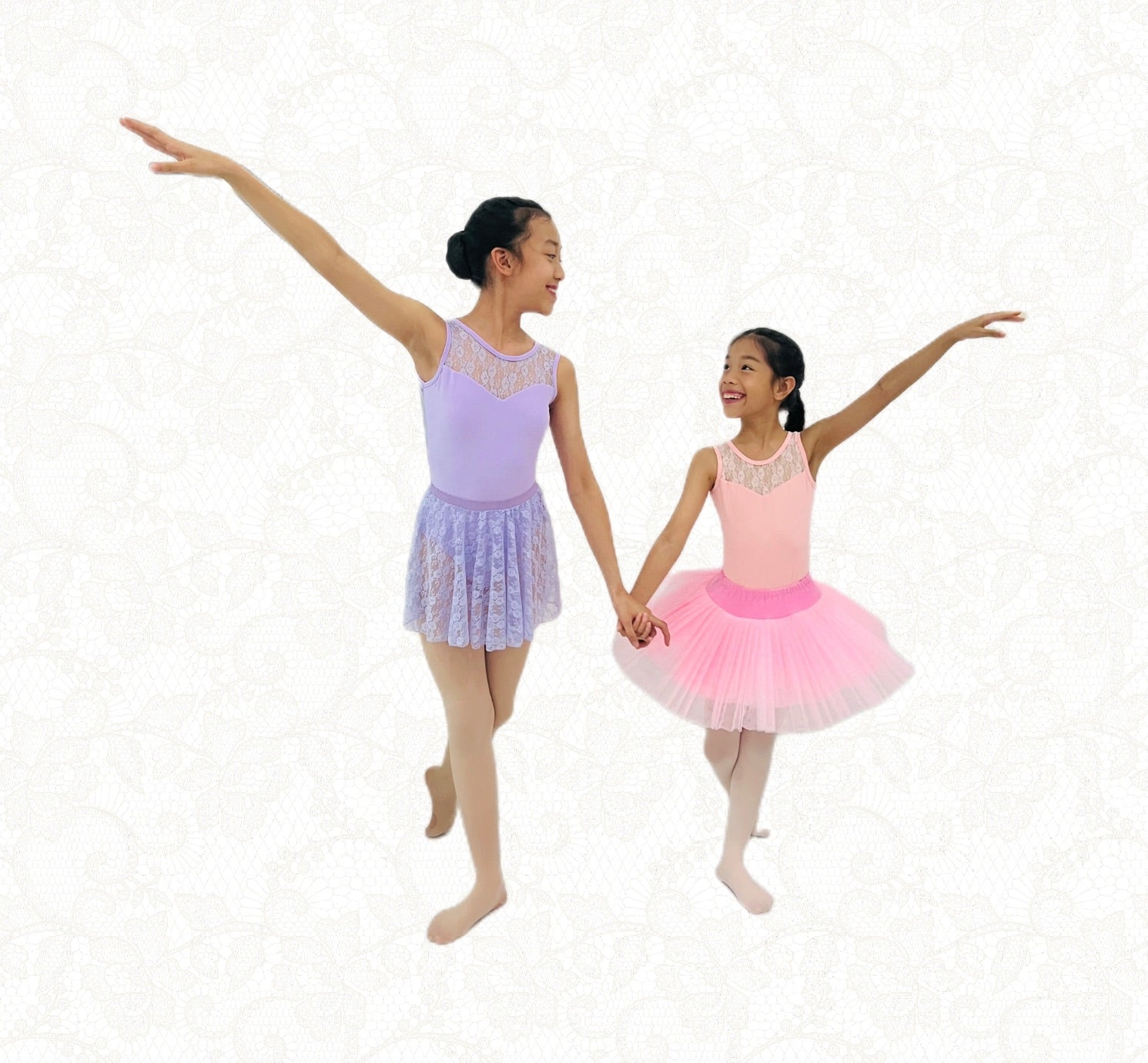 Blossoms Garden Leotard (Sakura Pink)